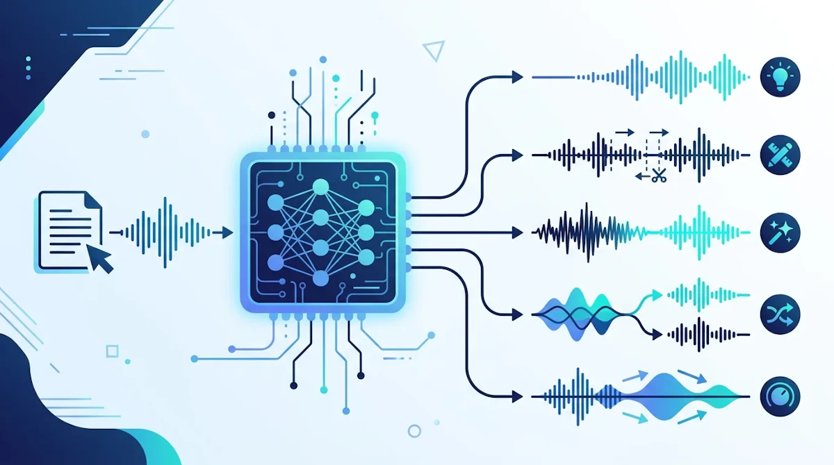 AuKとは？自然言語の指示で音声を生成・編集する5タスク統合基盤モデル