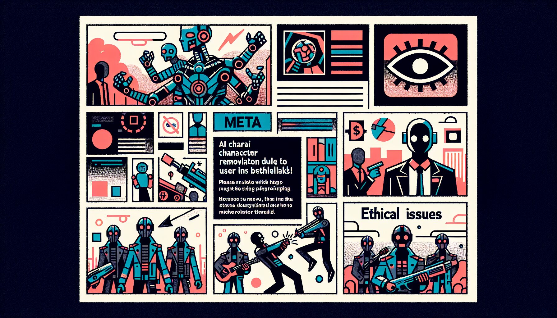 Meta、ユーザー反発でAIキャラクター削除へ！倫理問題が焦点に