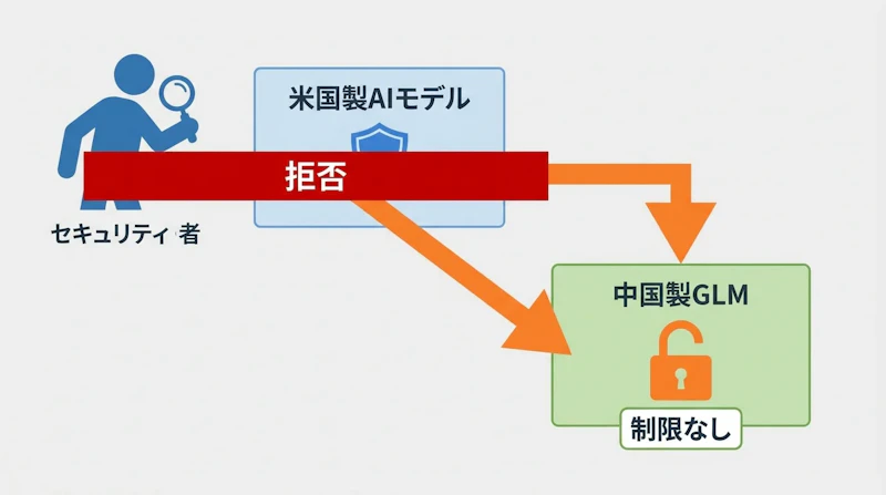 図1: 規制を嫌う研究者が制限のないGLMへ流れる構図