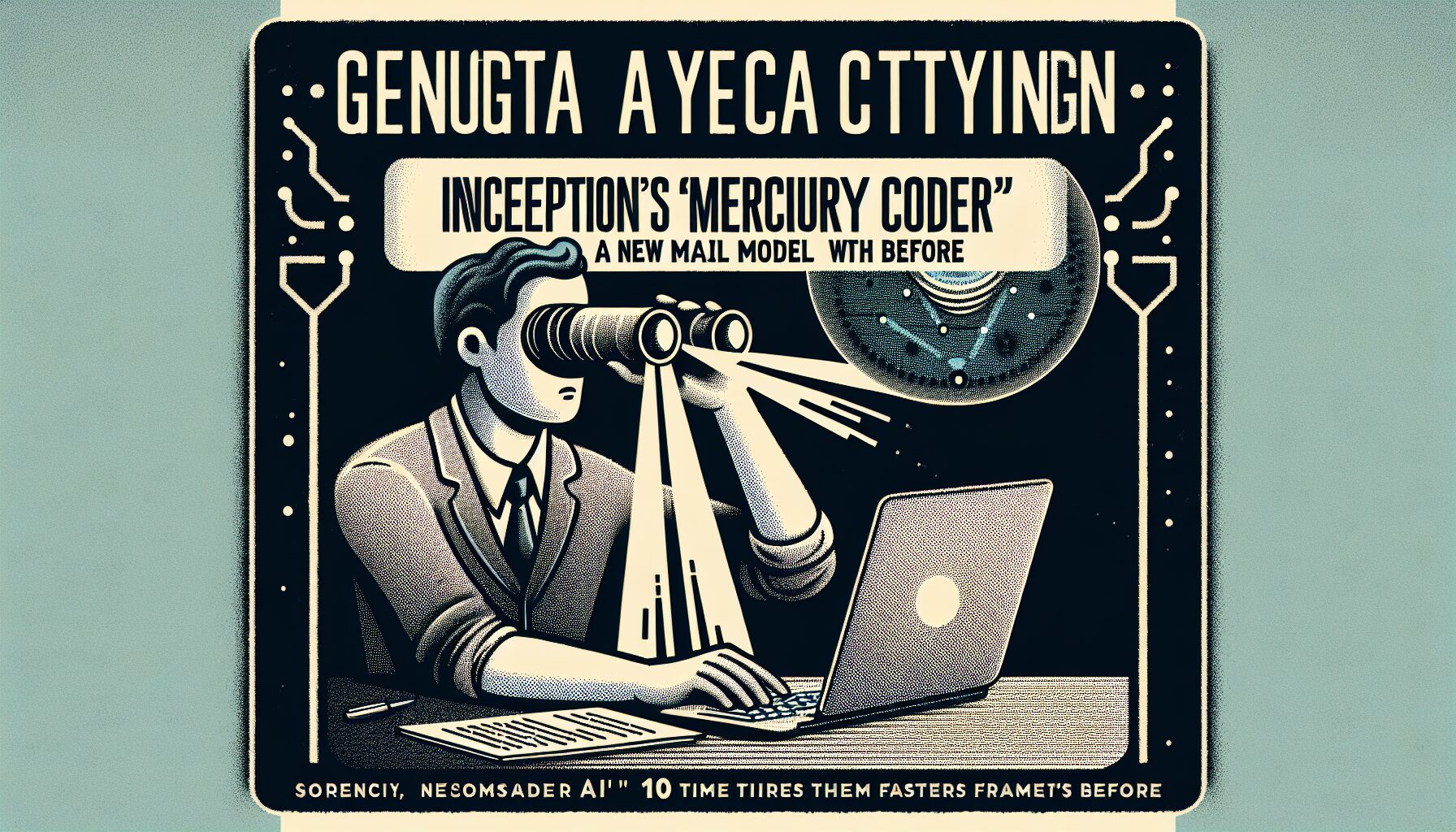 Inceptionが「Mercury Coder」発表！従来比10倍高速なAIモデル