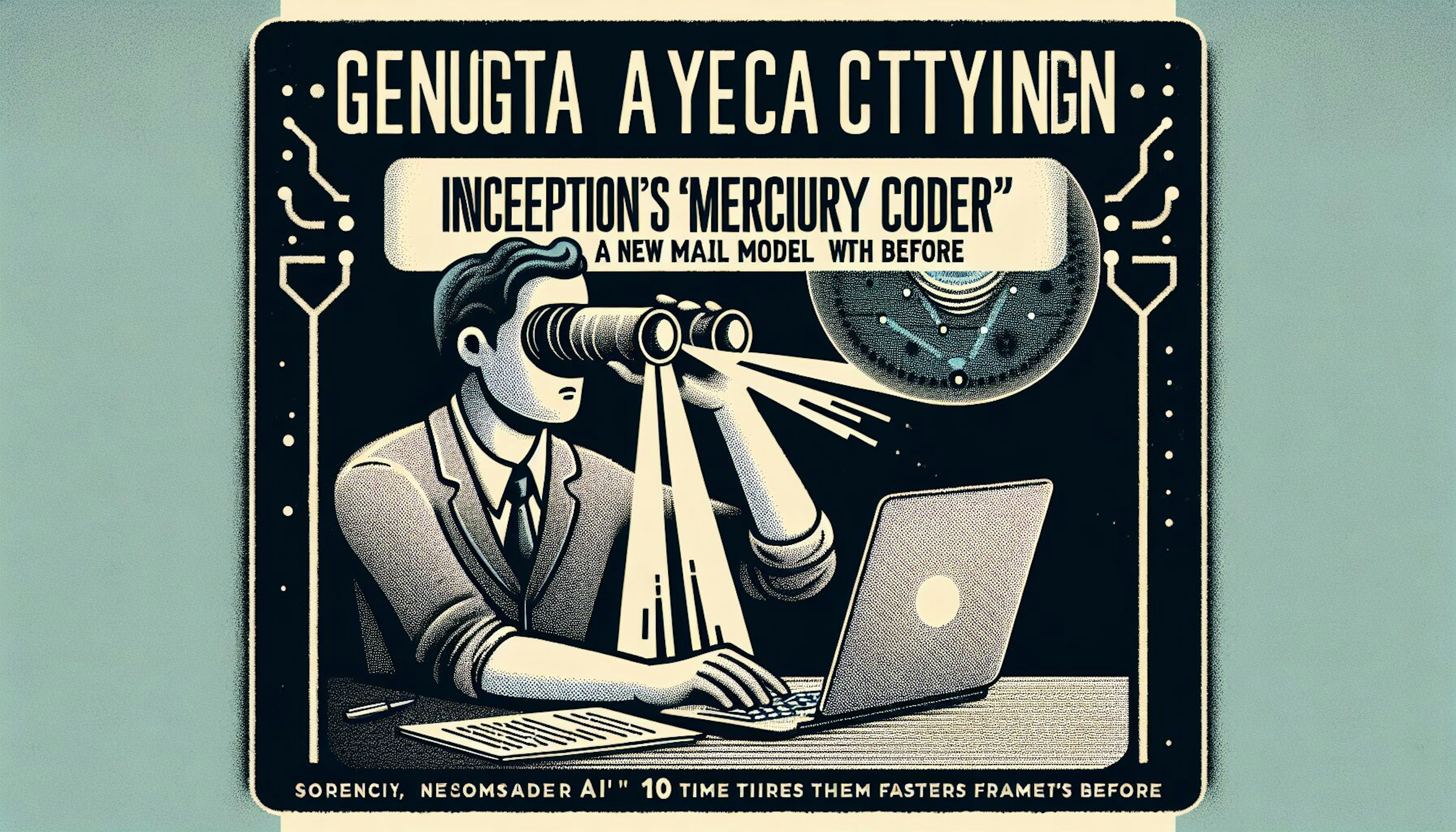 Inceptionが「Mercury Coder」発表！従来比10倍高速なAIモデル