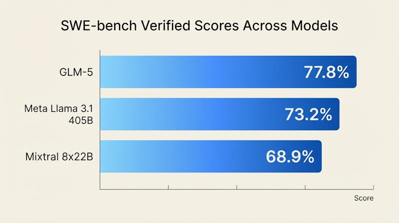 図2: SWE-bench Verifiedベンチマークにおける性能比較