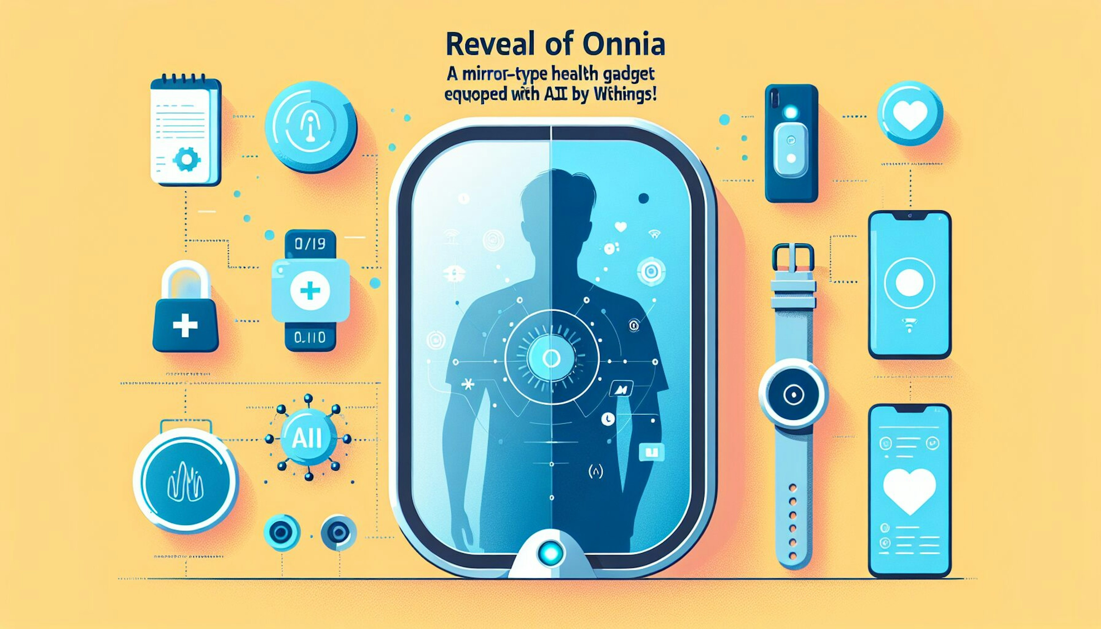 Withings、AI搭載の鏡型健康ガジェット「OMNIA」発表！
