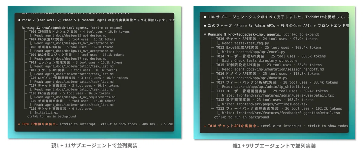 Running many agents in parallel requires machine power