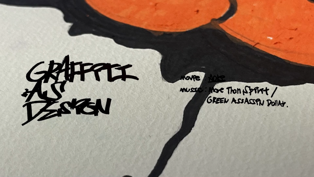 自主制作　GRAFFITI AS DESIGN