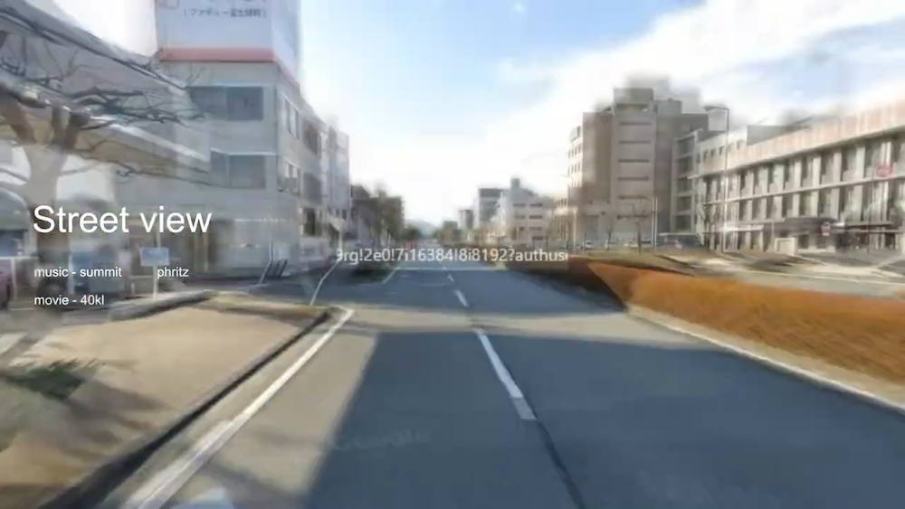 自主制作　Street view