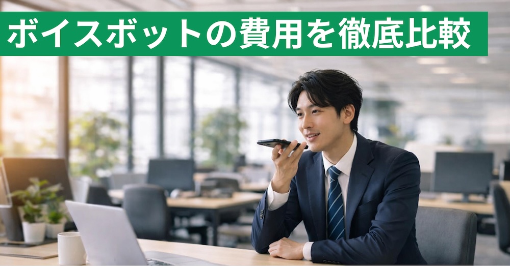 【2025年】ボイスボットの比較ポイント・料金・おすすめサービス3選を解説