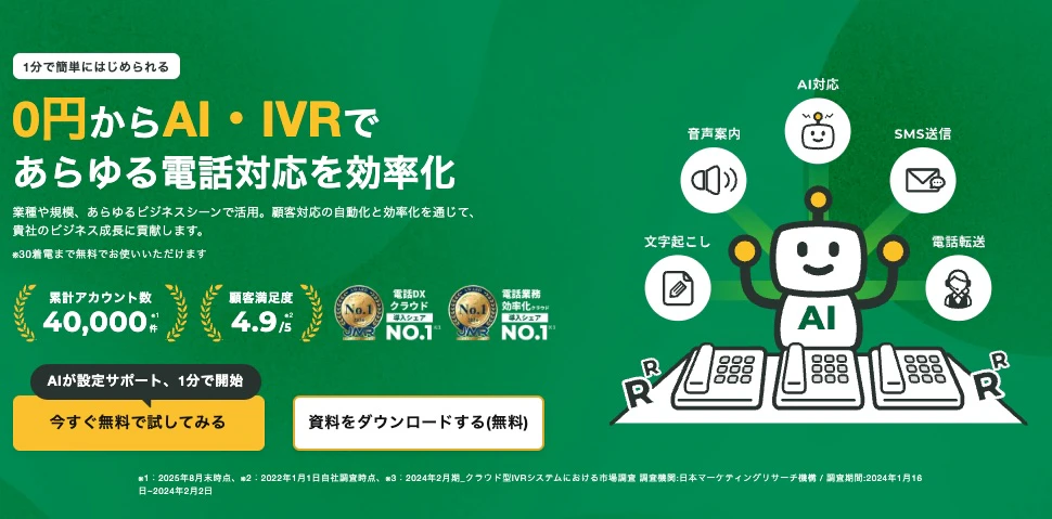 アイブリーのサービスサイトTOP画像