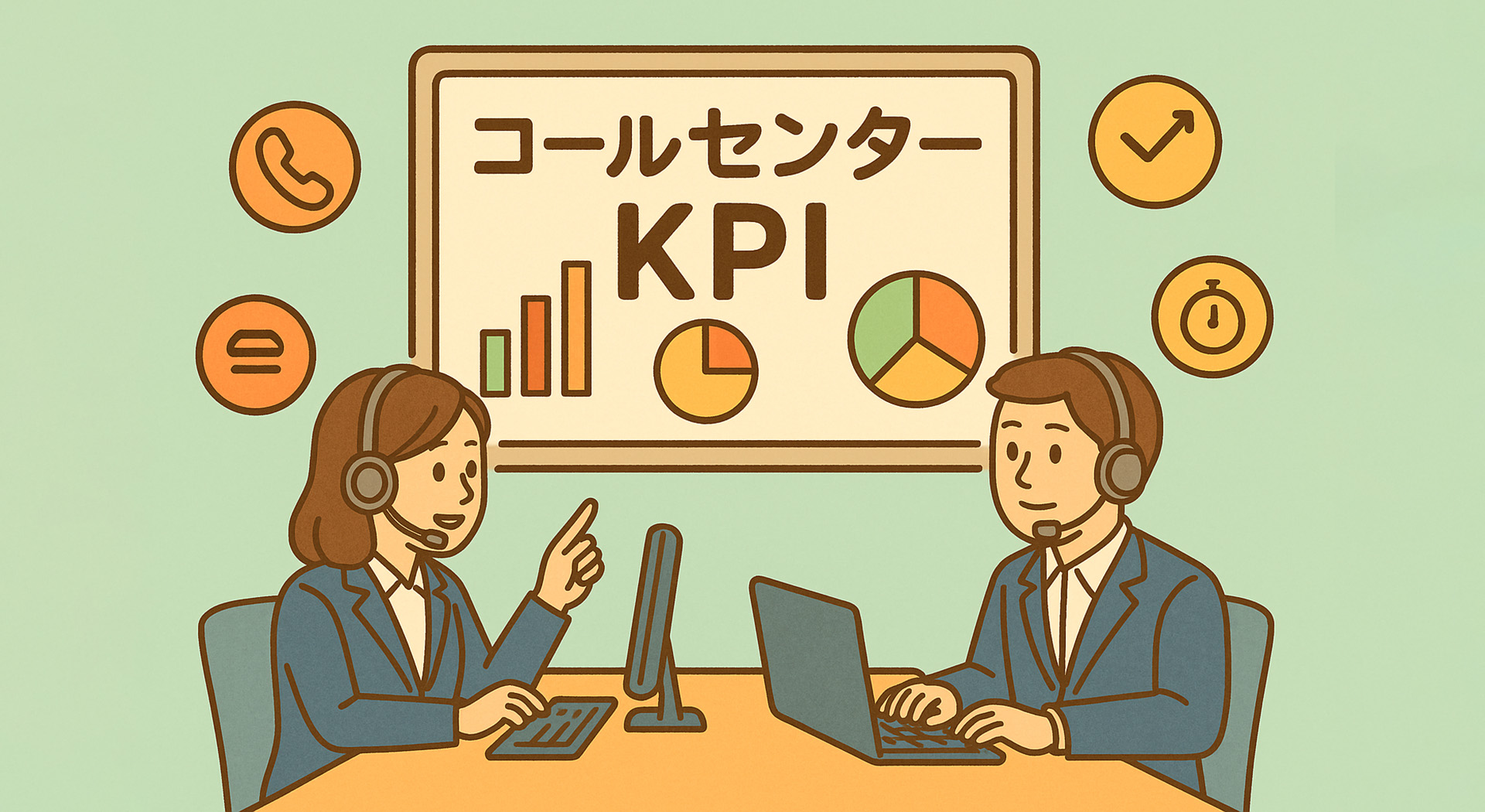 コールセンターでのKPIとは？計算式や目安をまとめて解説