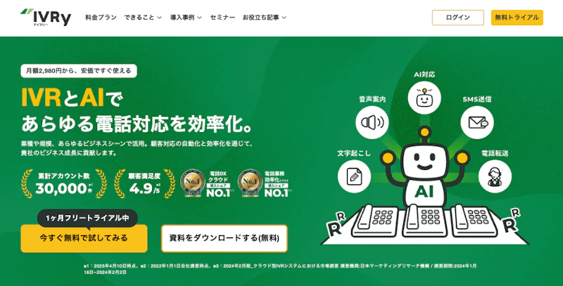 アイブリーのサービス紹介ページ画像