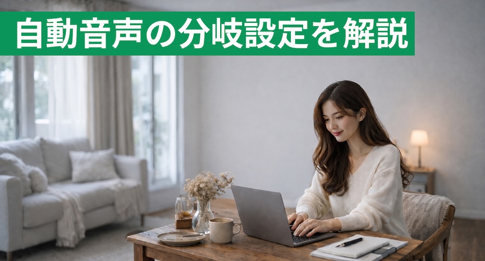電話自動応答（IVR）の着信フロー設定とは