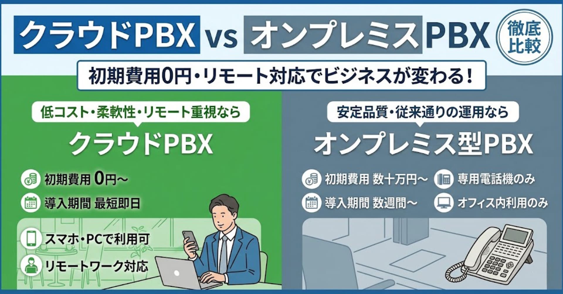 クラウドPBXとは？仕組みや導入メリットをわかりやすく解説