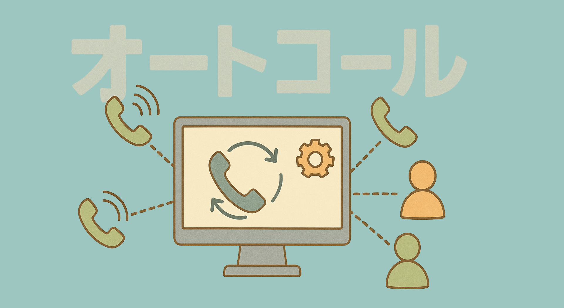 オートコールとは？自動発信で電話業務の手間とコストを削減する仕組み