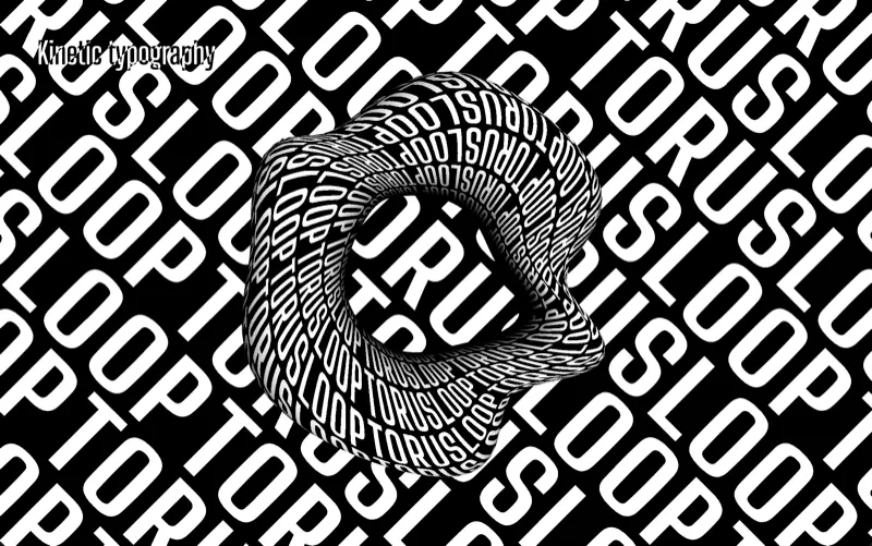 Kinetic typography