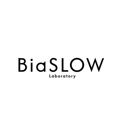 ウェルビーイング活動ラボ「BiaSLOW」のブランドロゴ
