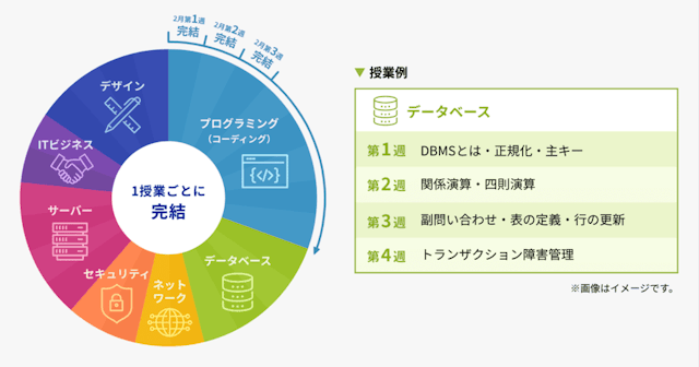 カリキュラムの進め方