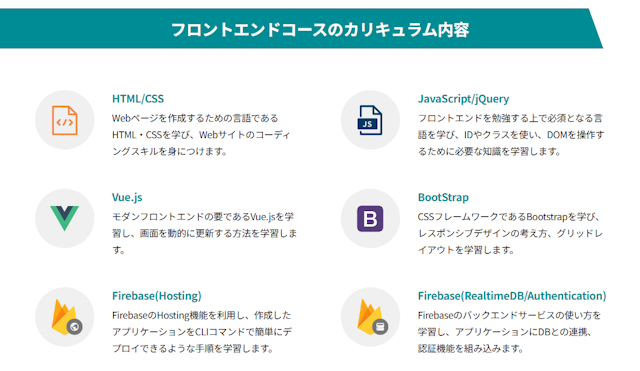 DMM WEBCAMP フロントエンドコース
