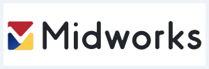 Midworks（ミッドワークス）のサービスロゴ