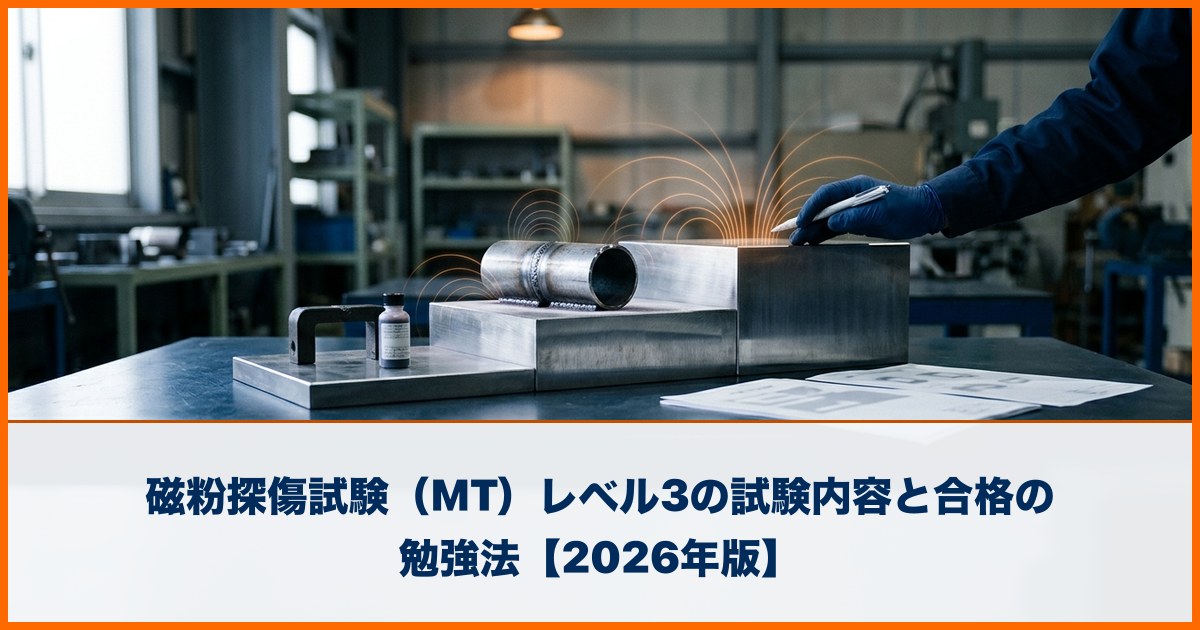 磁粉探傷試験（MT）レベル3の試験内容と合格の勉強法【2026年版