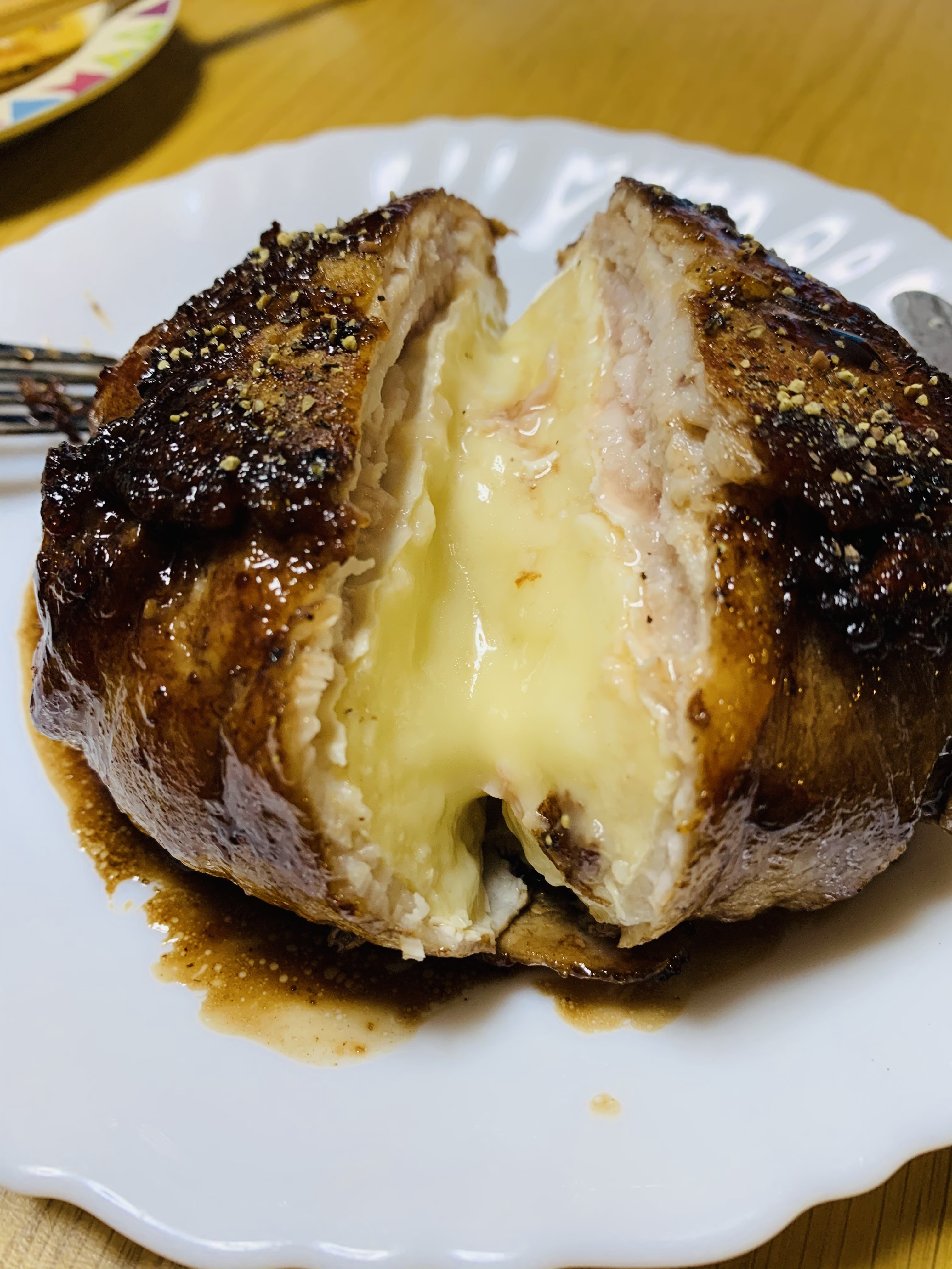 カマンベールの豚バラ包み