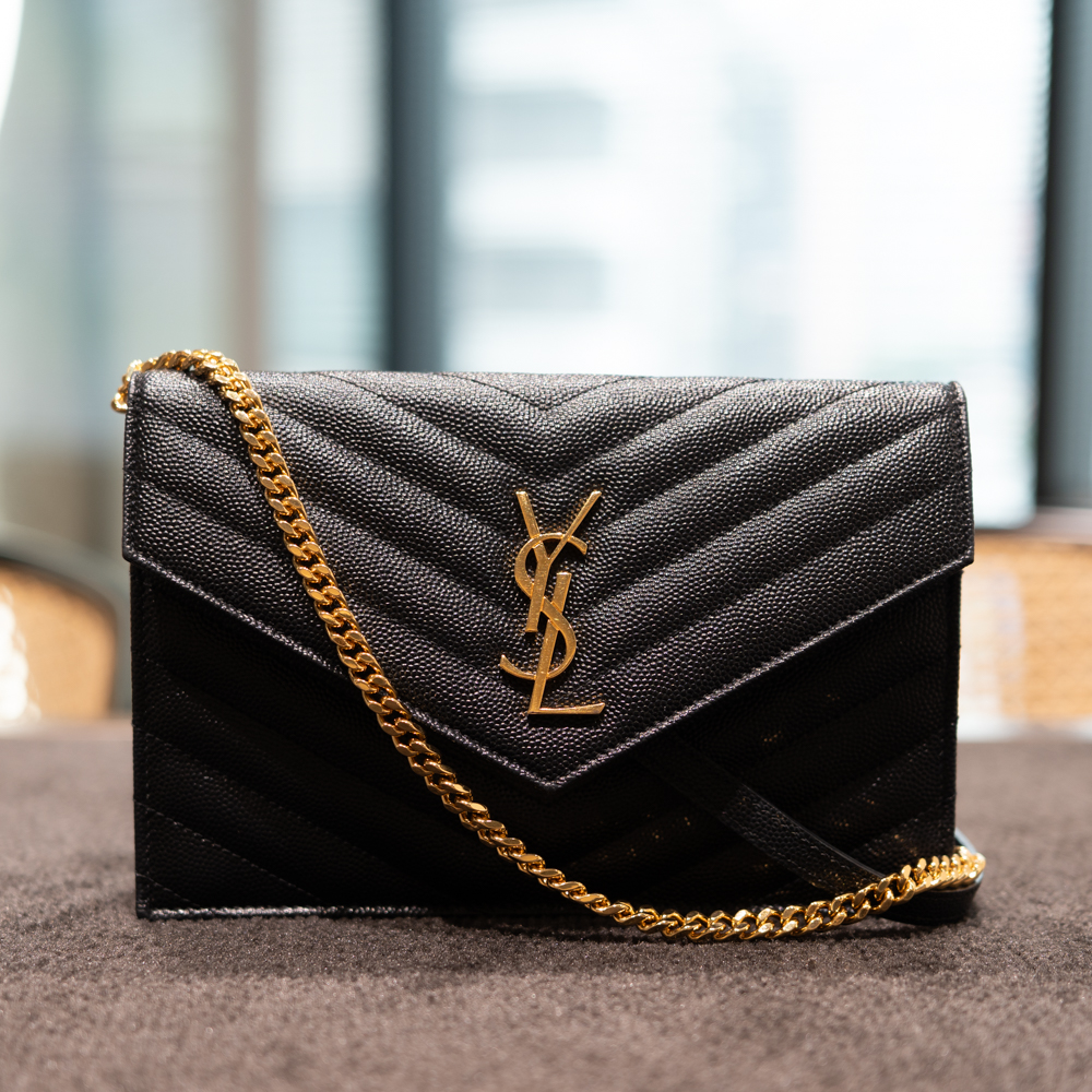 SAINT LAURENT ブラック　チェーンウォレット SAINT LAURENT チェーンウォレット（ブラック・レザー）｜ブランド