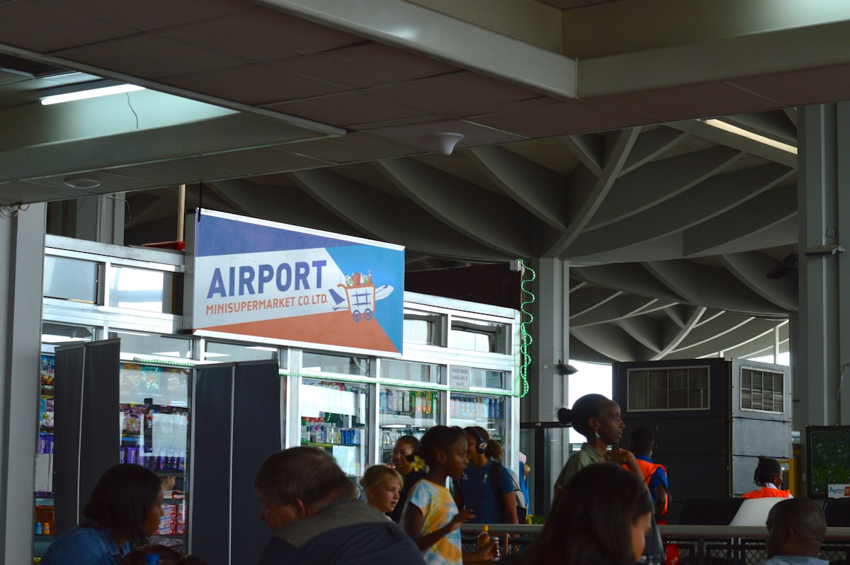 空港のトランジットエリア