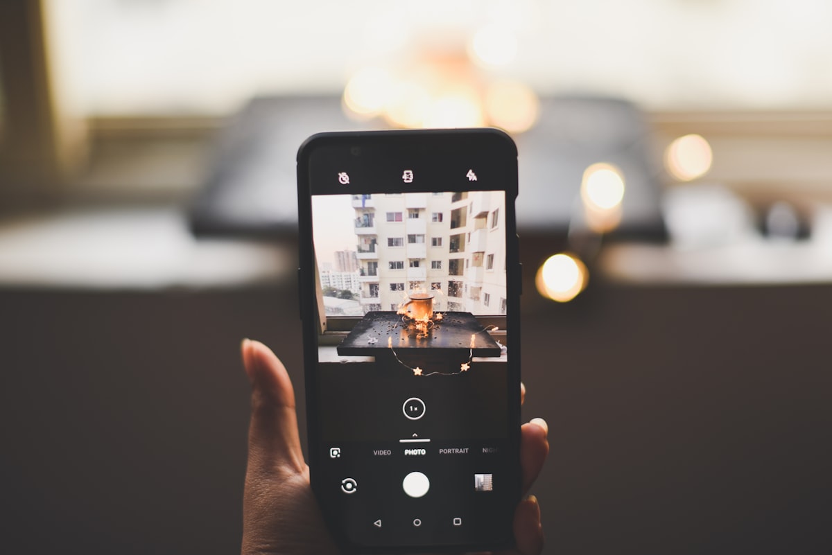 スマートフォンの設定画面