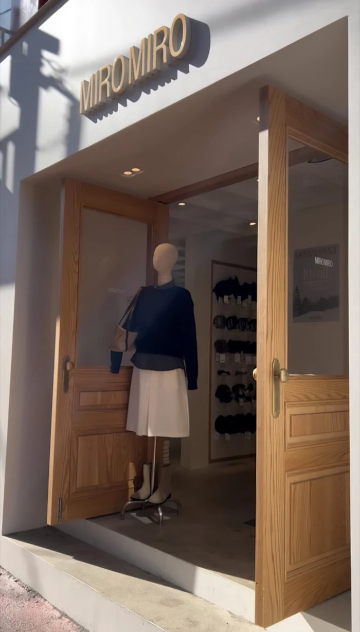 弘大のセレクトショップ MIROMIRO 店頭