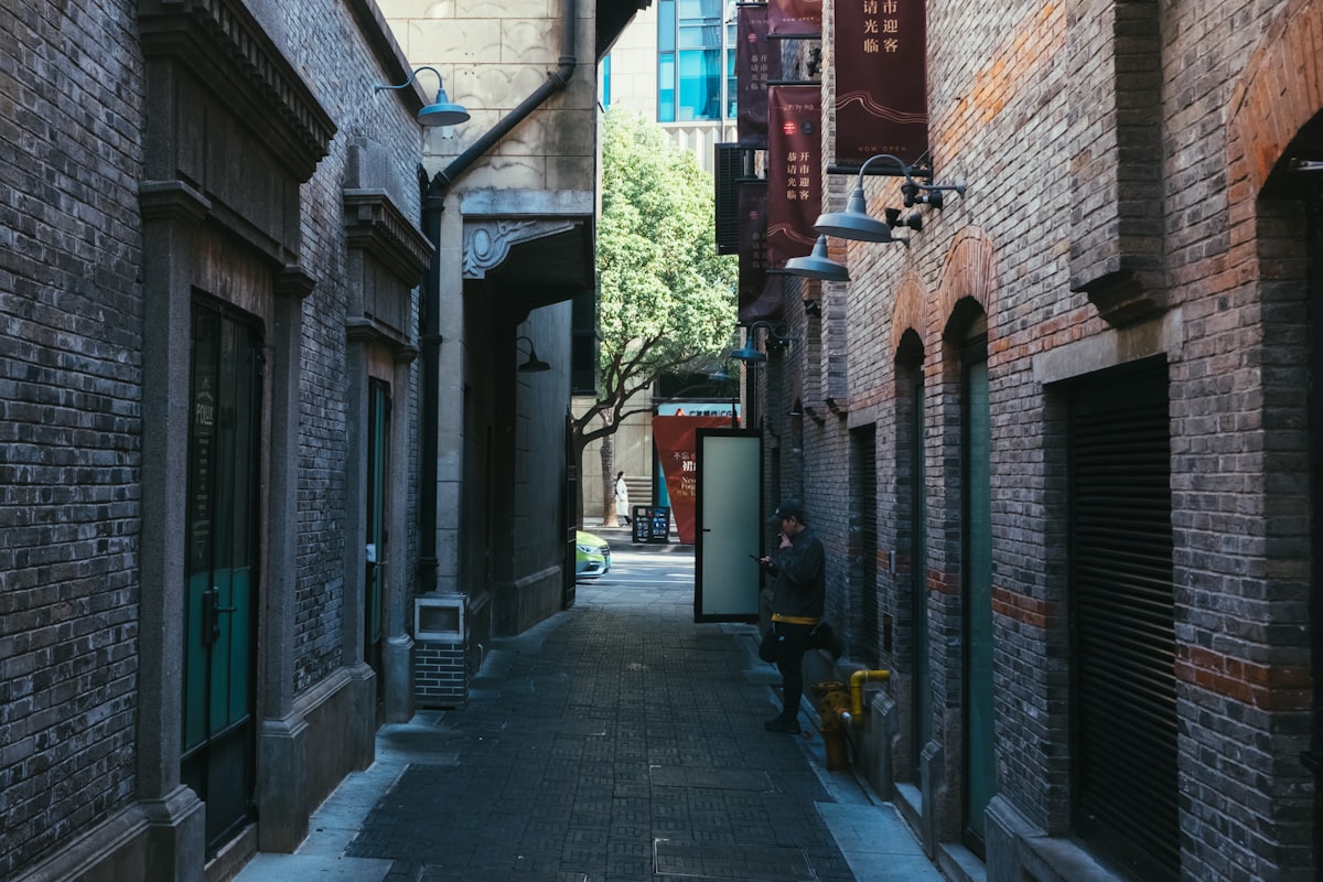 田子坊のアートな路地裏