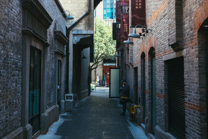 田子坊のアートな路地裏