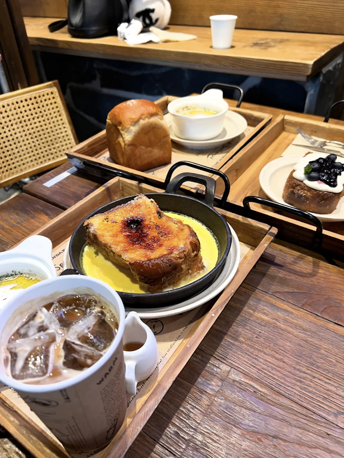 Standard Bread 聖水店 クレームブリュレ・フレンチトーストのセット