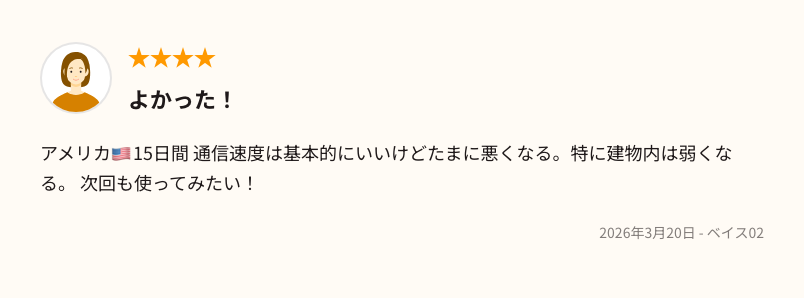 トリファの口コミ：よかった！