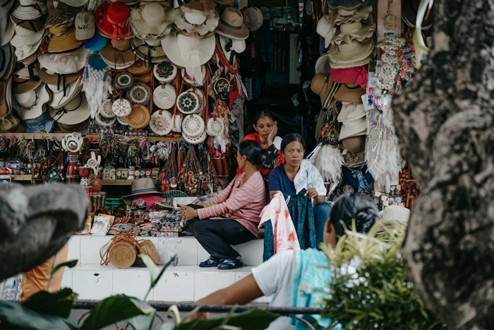 バリ島のローカルマーケット