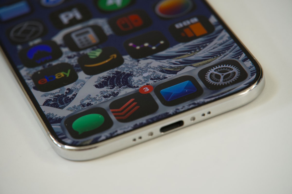 iPhoneの設定画面のイメージ