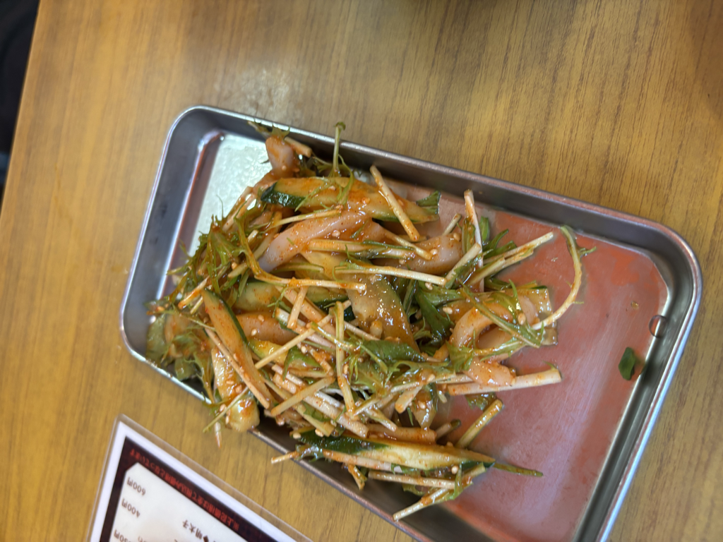 イカの辛いやつ