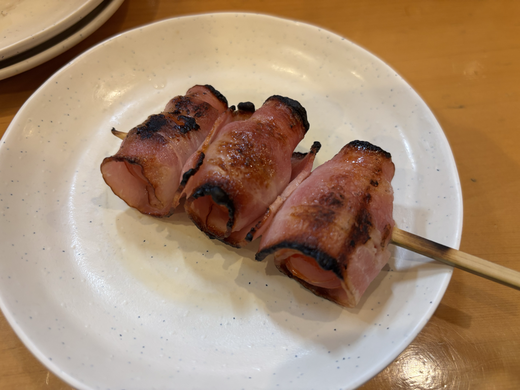 ベーコントマト巻き