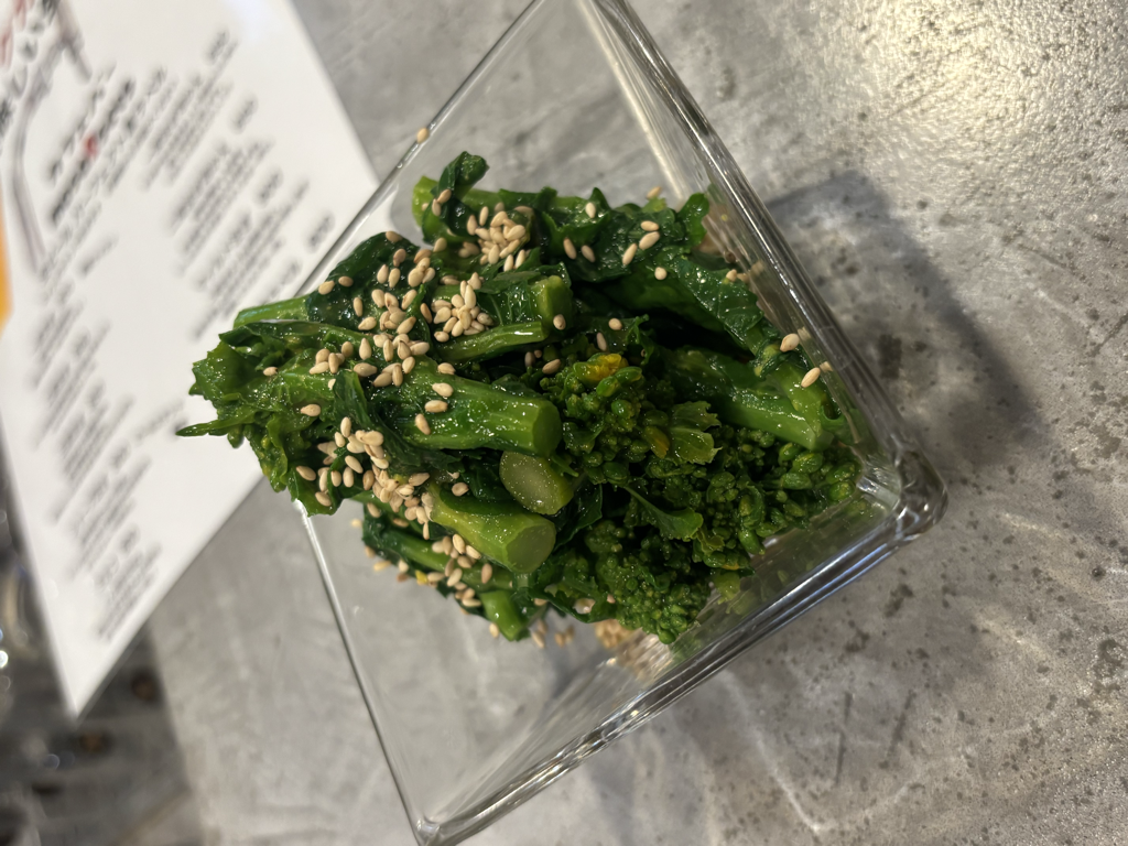 菜の花の辛子和え