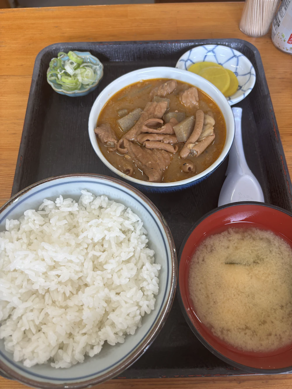 もつ煮定食