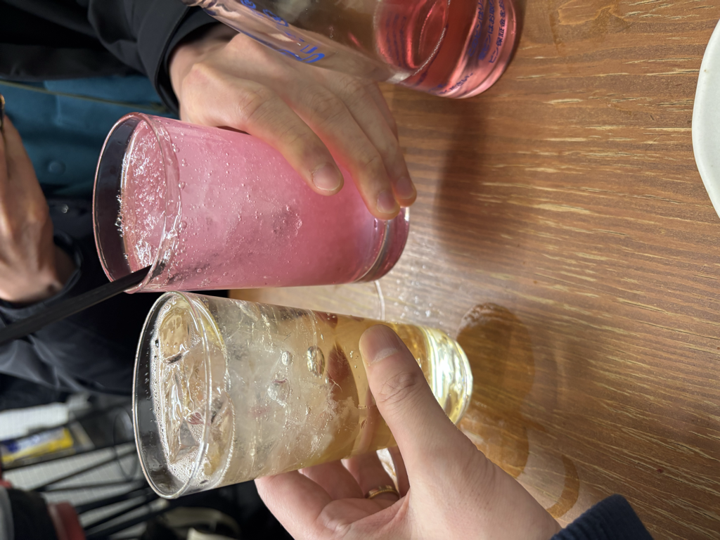 富士ハイボールと梅バイスサワー