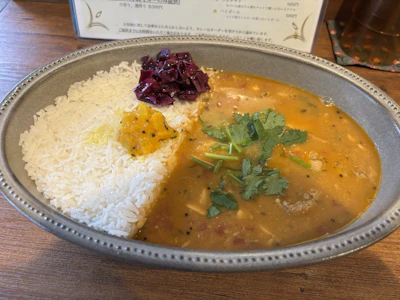 からだの中を流れるカレー暖かい