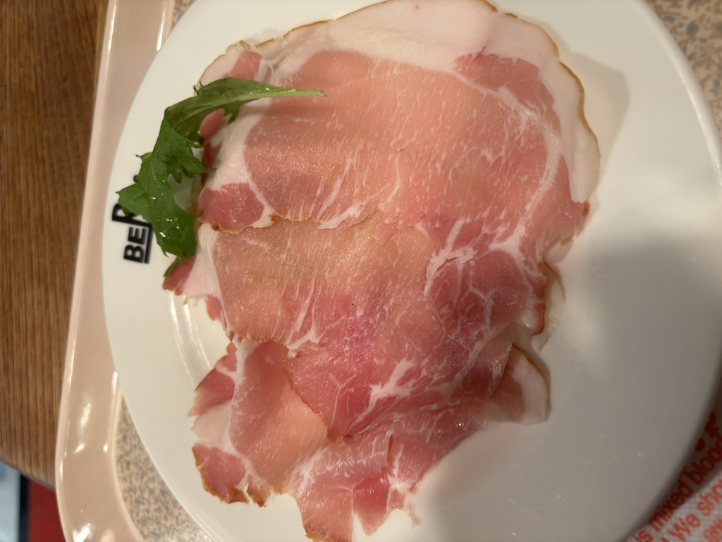 急に生ハムが食いたくなったので