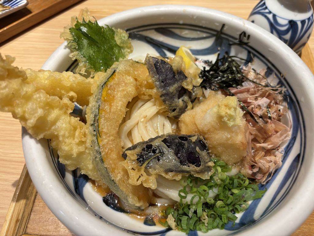 天ぷらぶっかけ