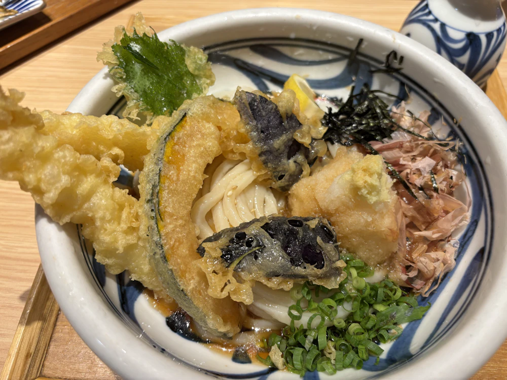 天ぷらぶっかけ