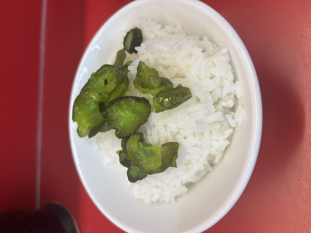 ライスと漬物