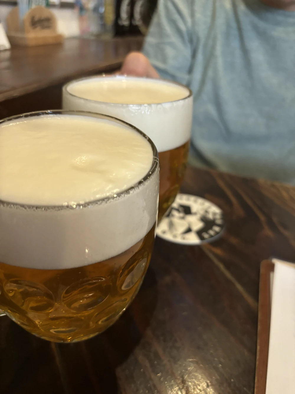 生ビールで乾杯