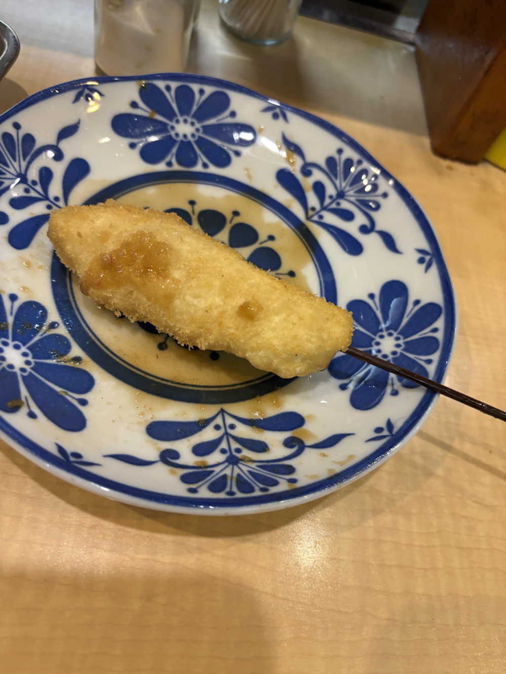 ナスの串揚げ
