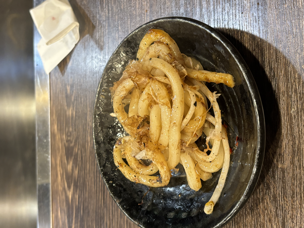 ギンタの焼うどん。完成系