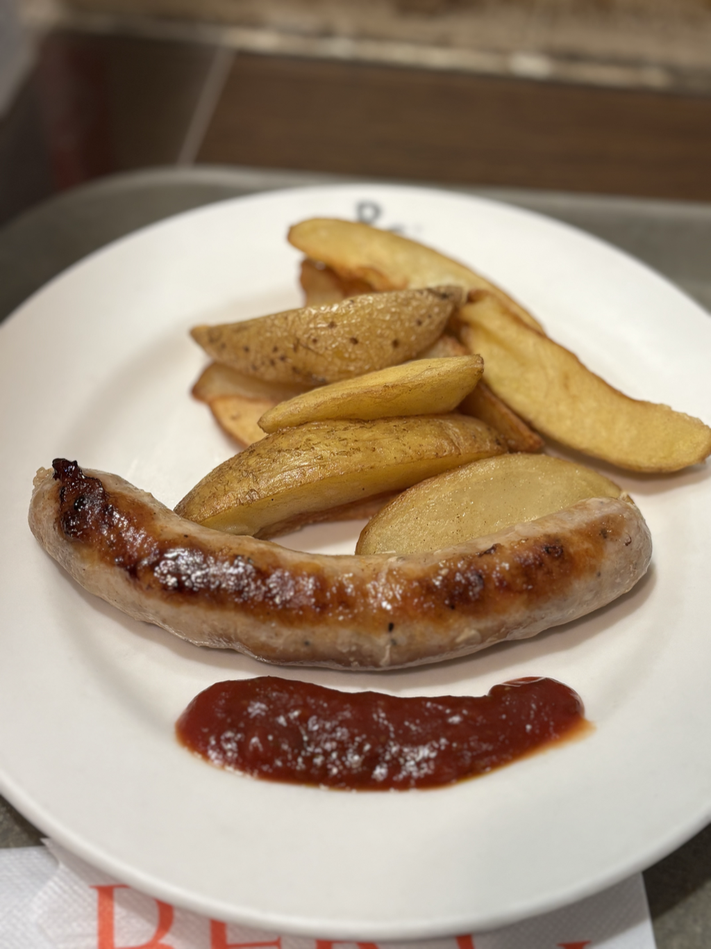 焼きソーセージアンドポテト