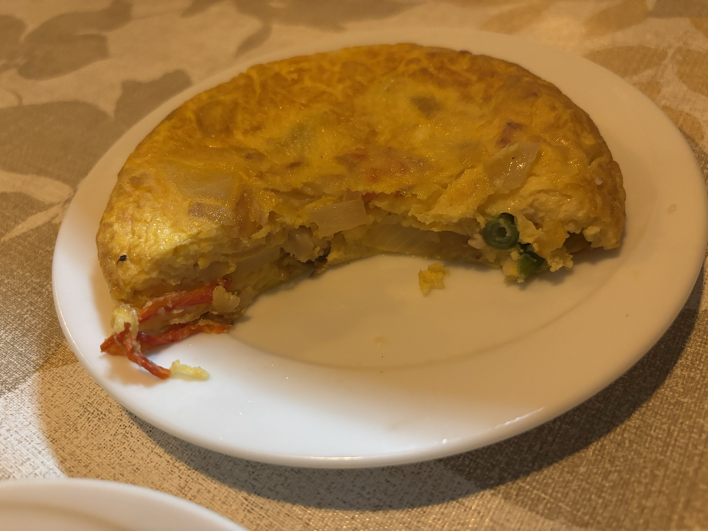 スペインオムレツ（断面）