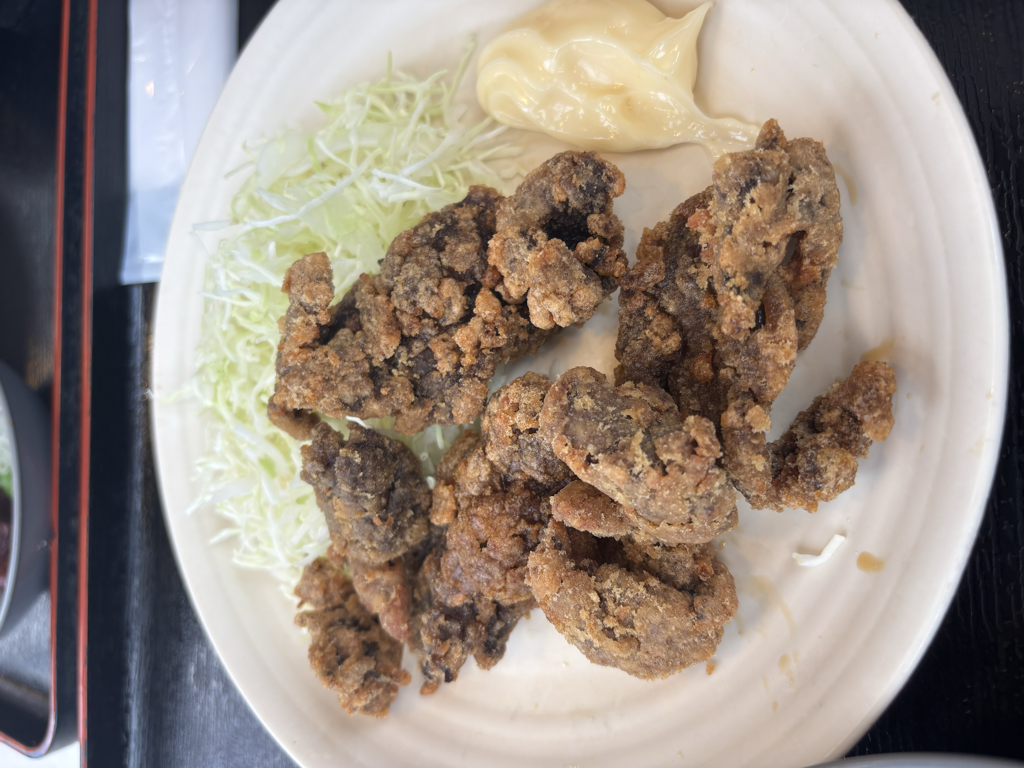 クジラの竜田揚げ